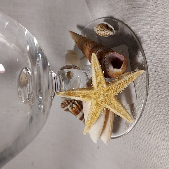 Handmade Shell Art Dessert Glasses Pudding Cups Set of 4 Unique Design - Picture 3 of 8